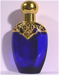 Click here to enlarge image and see more about item g00835: Avon Cobalt Glass Perfume Bottle