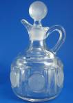 Click here to enlarge image and see more about item g01077: Fostoria Glass Coin Pattern Cruet