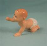 Click to view larger image of Hagen-Renaker Miniature Crawling Baby (Image2)