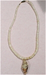 Click here to enlarge image and see more about item j00578: Shell Necklace