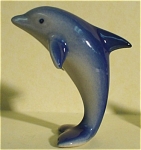 Click here to enlarge image and see more about item n00006: E0461 Blue Standing Dolphin