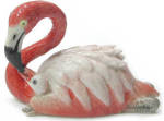 Click here to enlarge image and see more about item n00554: R199 Flamingo with Baby