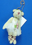 Click here to enlarge image and see more about item n01789: Miniature Plush Ballerina Teddy Bear
