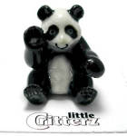 Click here to enlarge image and see more about item n03559: little Critterz LC444 Sitting Panda Bear