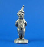 Click to view larger image of Pewter Miniature Clown with Club (Image1)