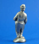 Click to view larger image of Pewter Miniature Clown with Bottle (Image2)