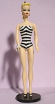 Click here to enlarge image and see more about item s00187: Hallmark 1994 Barbie 1959 Debut Ornament