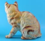 Click to view larger image of Napco Ceramic Sitting Orange Tabby Cat (Image2)