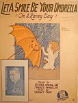 Click to view larger image of Vintage Sheet Music 1927 “Let A Smile Be Your Umbrella” (Image2)