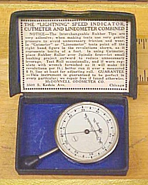 McDonnell Odometer w/Box Lightning Speed Indicator (Image1)