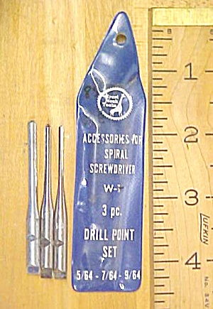 Yankee No. 133/233h/135 Drill Point Bit Set