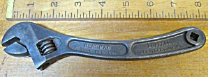 Bergman Tool Mfg. Co. S-handle Adjustable Wrench 8 Inch