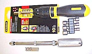 Yankee Push Drill W/drill Adapter & Ratchet Screwdriver