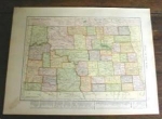 1904 Map North Dakota And South Dakota
