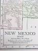 Click to view larger image of Antique Map New Mexico Colorado 1917 Rand McNally (Image2)