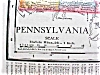 Click to view larger image of Map Pennsylvania & Philadelphia 1912 (Image2)
