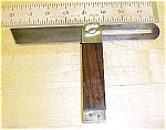Click to view larger image of Antique Rosewood Brass T Bevel Gauge 8 Inch (Image1)