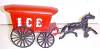 Click to view larger image of Kenton Horse Drawn Ice Wagon Single Horse Rare! (Image4)