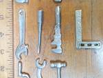 Click to view larger image of Antique Mini Toy Tools Nickel Plated Group of 10 (Image3)