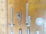 Click to view larger image of Antique Mini Toy Tools Nickel Plated Group of 10 (Image4)