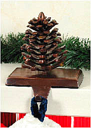 #40-0500 Pine Cone NEW Stocking Holders Available in Four Different Styles (Image1)