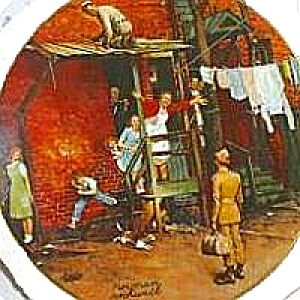 The HOMECOMING Norman Rockwell Gorham China Saturday Evening Post SEP Brantwood 1979 (Image1)