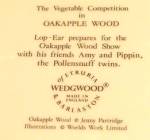 Click to view larger image of '88 OAKAPPLE Wood DATED BIRTHDAY Lop-ear Vegetable Competition Amy Pippin Pollensnuff (Image2)