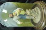 Click to view larger image of Jesus The Childrens Friend Portrayal Of Christ Art Warner Sallman Glass Dome Figurine (Image4)
