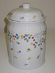 Corning Corelle English Meadow Flour Canister & Lid
