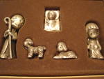 Click to view larger image of Precious Moments Pewter Nativity Set (Image1)