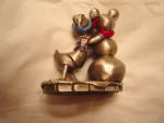 Click to view larger image of Hudson Disney Daisy Duck Pewter Figurine (Image2)