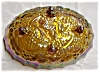 Click to view larger image of Indiana Glass Amber Carnival Fruit Bowl (Image2)