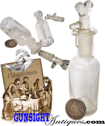 19th century amber Chloroform Dripper   (Image1)