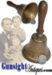 Click to view larger image of attractive antique BRONZE BELL (Image2)