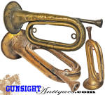 Click to view larger image of well period used  Indian Wars era Cavalry Bugle (Image2)