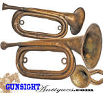 Click to view larger image of well period used  Indian Wars era Cavalry Bugle (Image3)
