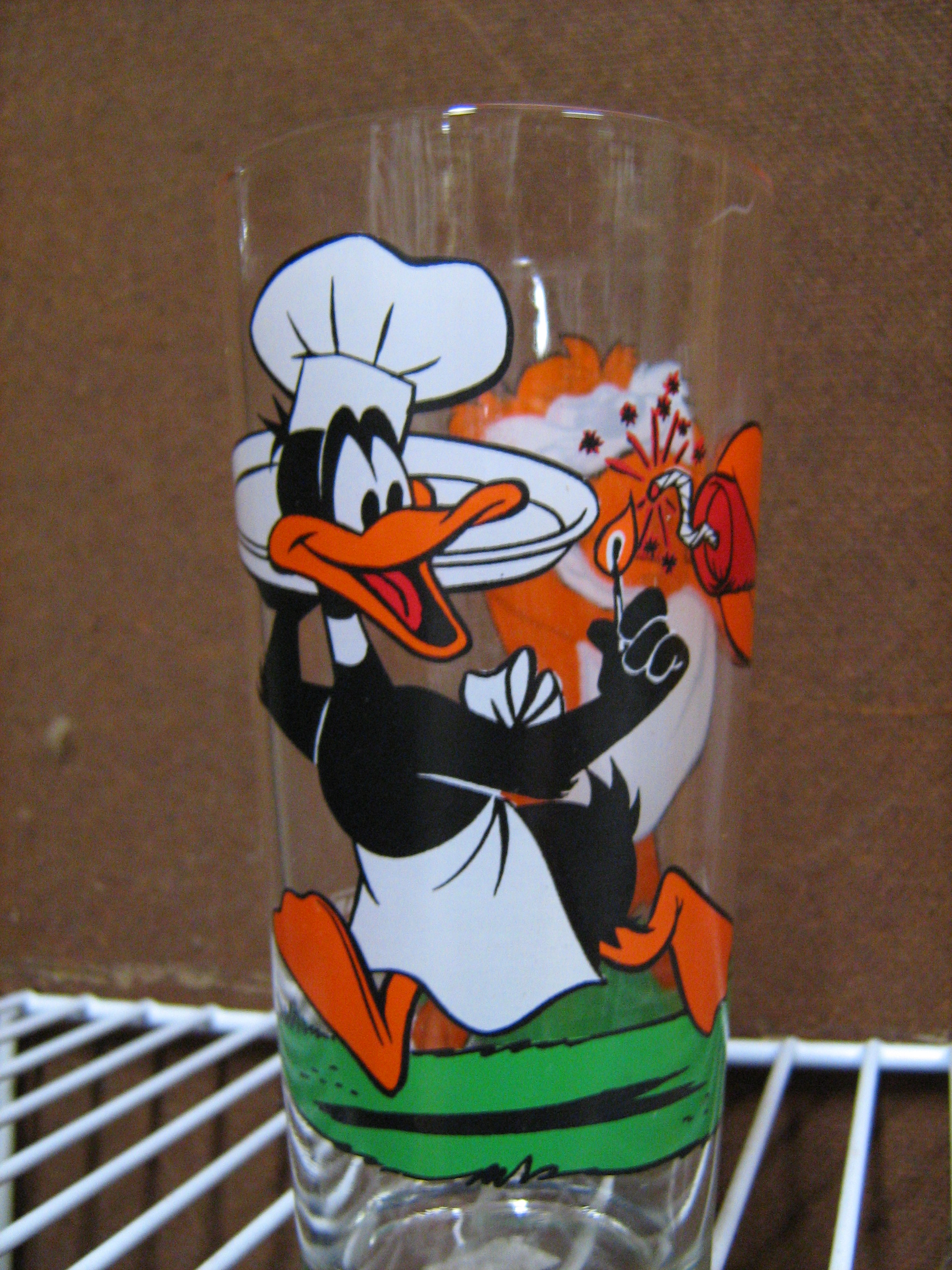Vintage Pepsi Collectible Taz Daffy Drinking Glass