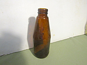 Vintage Anheuser Busch Brown Embossed Eagle Bottle (Image1)
