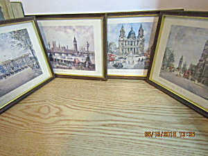 Vintage Times 4 Art Guildford London Picture Set (Image1)