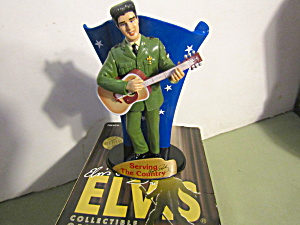 Vintage Collectible Ornament Elvis Serving the Country (Image1)