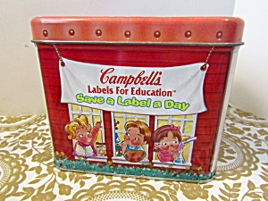 Campbells Schoolhouse Save-A-Label  Tin (Image1)