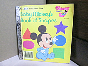 First Little Golden Book, Baby Mickey's Book Of Shapes
