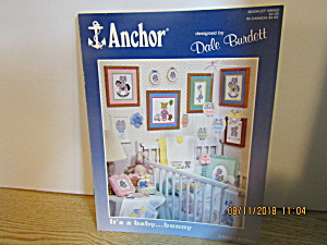 Vintage Anchor It's A Baby Bunny Cross Stitch #502 (Image1)