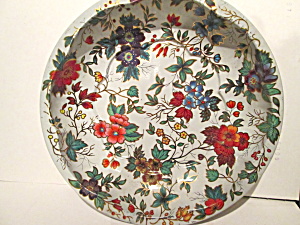 Vintage Daher Decorated Ware Floral Design Bowl