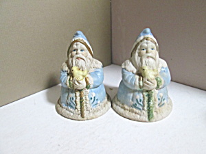 Vintage Artmart Old World Santa Collector's Bells