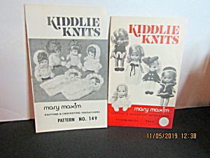 Vintage Booklet Mary Maxim Kiddlie Knits #149 & #144 (Image1)