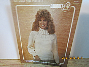 Bouquet Women's Sweater Cable Yoke Pullover #637 (Image1)