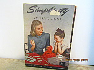 Vintage Book Simplicity Sewing Book 1949 (Image1)