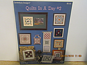 Canterbury Designs Quilts In A Day-Two  #76 (Image1)