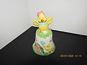 Vintage Baby Chick Porcelain Bell (Image1)